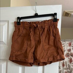 Girl's Brown Casual Shorts